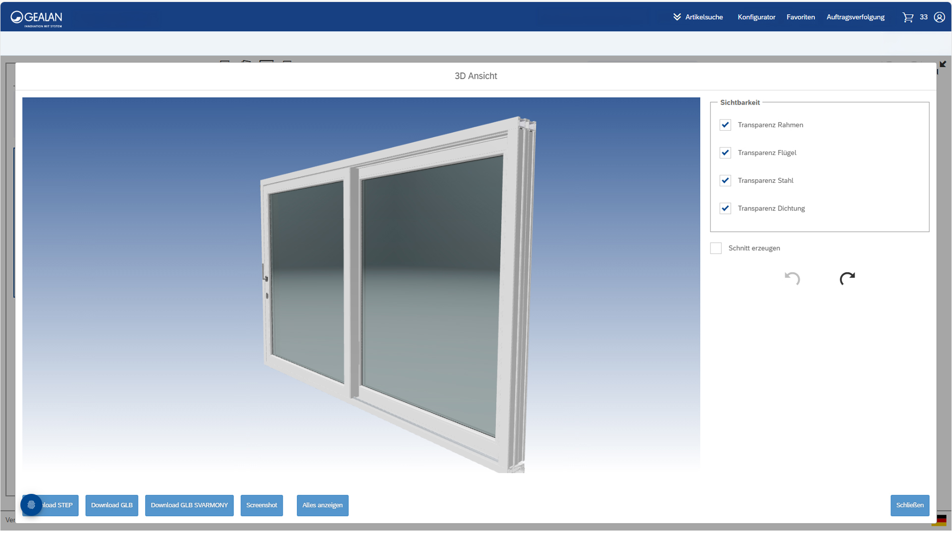Product Configurator Screenshot 2