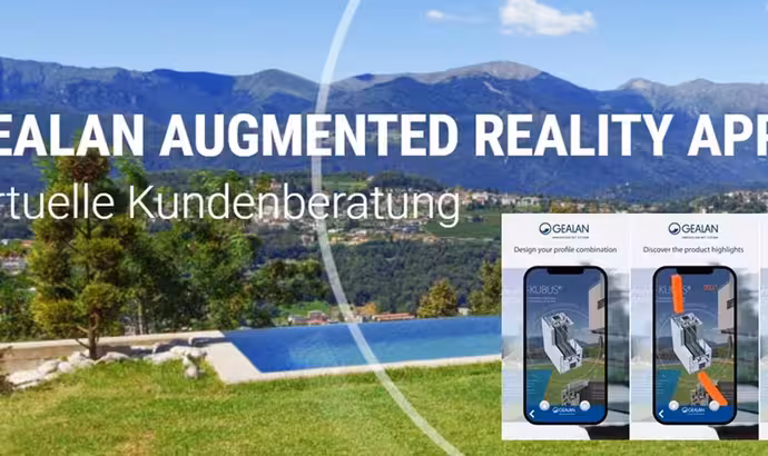 Nauja GEALAN praplėstos realybės aplikacija