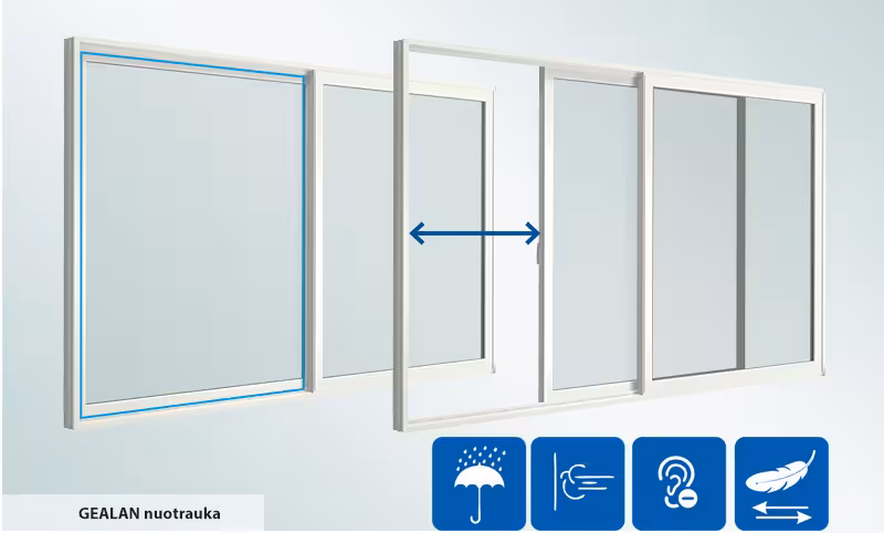 Sandarios terasos durys Sandarios terasos durys