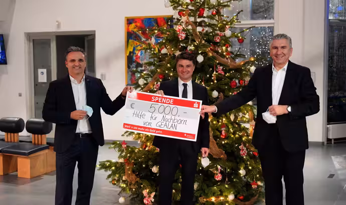 Erneut 5.000 Euro für den guten Zweck: GEALAN spendet an Hilfe für Nachbarn e.V.