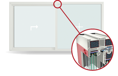 Rodamiento corredera puerta corredera támdem PVC Gealan-kommerling (4  UNIDADES)